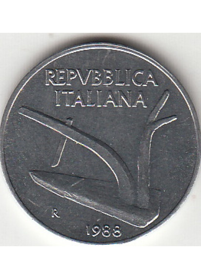 1988 Lire 10 Spiga Fior di Conio Italia
